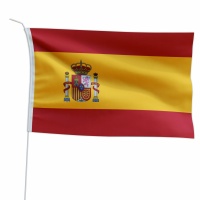 Marineo Gastlandflagge Bootsfahne Gastflagge Fahne Flagge f&uuml;r Boot oder Motorrad - 20 x 30cm, Spanien