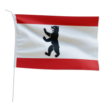 Marineo Gastlandflagge Bootsfahne Gastflagge Fahne Flagge f&uuml;r Boot oder Motorrad - 20 x 30cm, Berlin