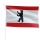 Marineo Gastlandflagge Bootsfahne Gastflagge Fahne Flagge f&uuml;r Boot oder Motorrad - 20 x 30cm, Berlin