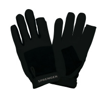 Segel-Handschuhe S - Ziegenleder, schwarz, Daumen und...