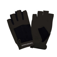 Segel-Handschuhe - Ziegenleder, schwarz, ohne Fingerkuppen