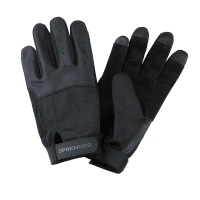 Segel-Handschuhe - Ziegenleder, schwarz, komplett...